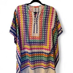 Made in Italy Colorful Swimsuit Coverup